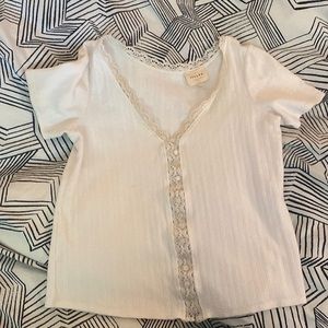 Sézane Madeleine T-Shirt in White